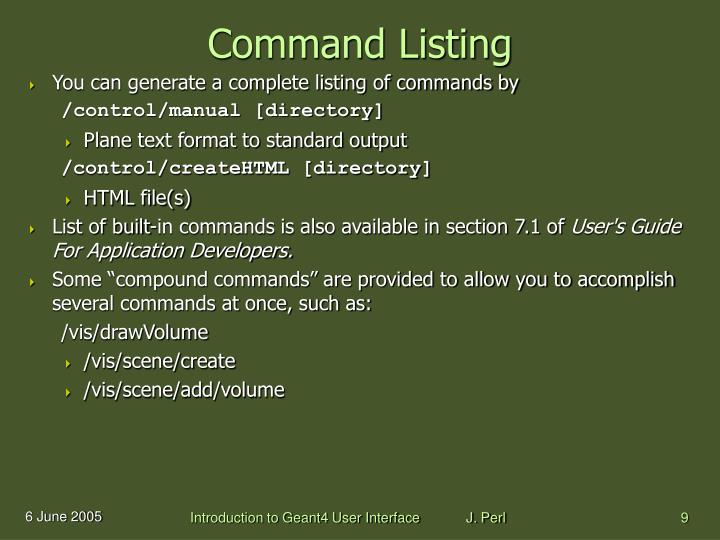 geant4 application developer guide