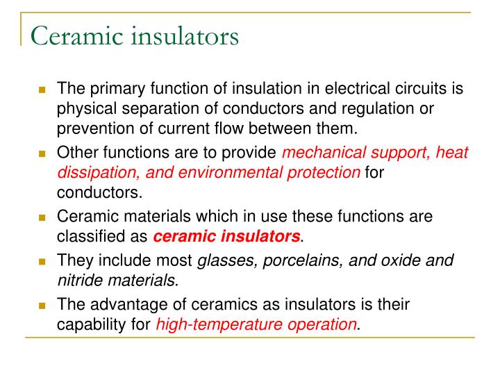 Ceramics In Materials Science