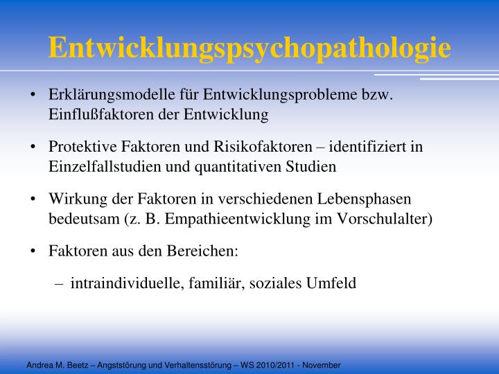 Störung Des Sozialverhaltens Fallbeispiel PPT - Störung des Sozialverhaltens und Angststörung im Kindes- und