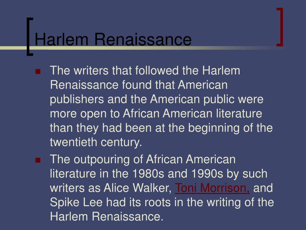 essays on harlem Name: felecia cornelson date: 02/5/15 unit 3 test: poetry of the harlem renaissance after you complete this test, upload it to the dropbox for grading 1. essays on harlem Name: felecia cornelson date: 02/5/15 unit 3 test: poetry of the harlem renaissance after you complete this test, upload it to the dropbox for grading 1.