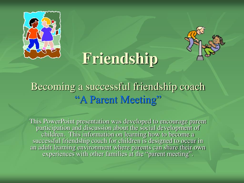 best presentation on friendship