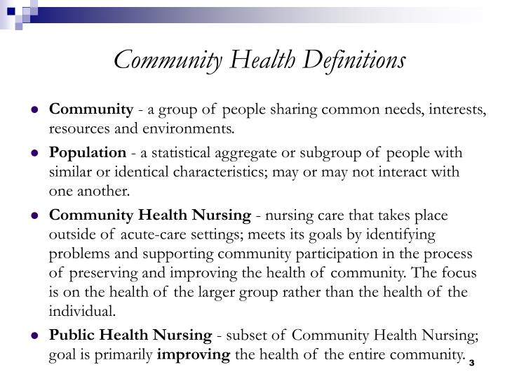 research topics related to community health nursing
