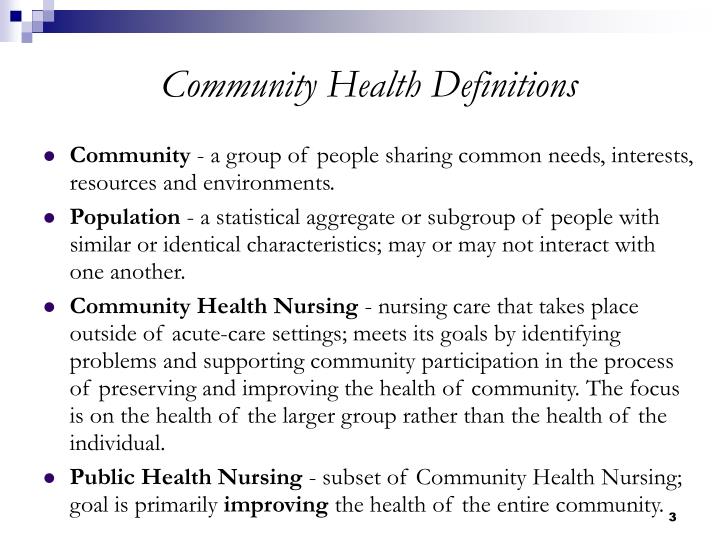 phd in community health nursing