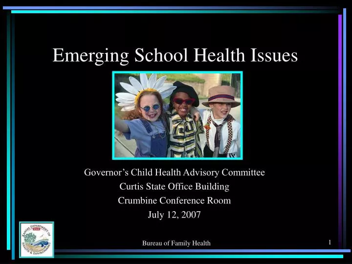 emerging school health issues n.