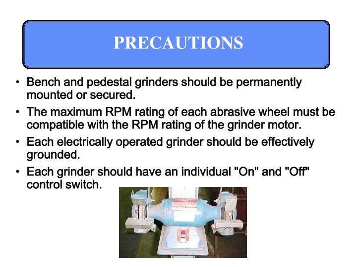 PPT ABRASIVE WHEEL MACHINERY OSHA 29 CFR 1910.215 PowerPoint Presentation ID322306