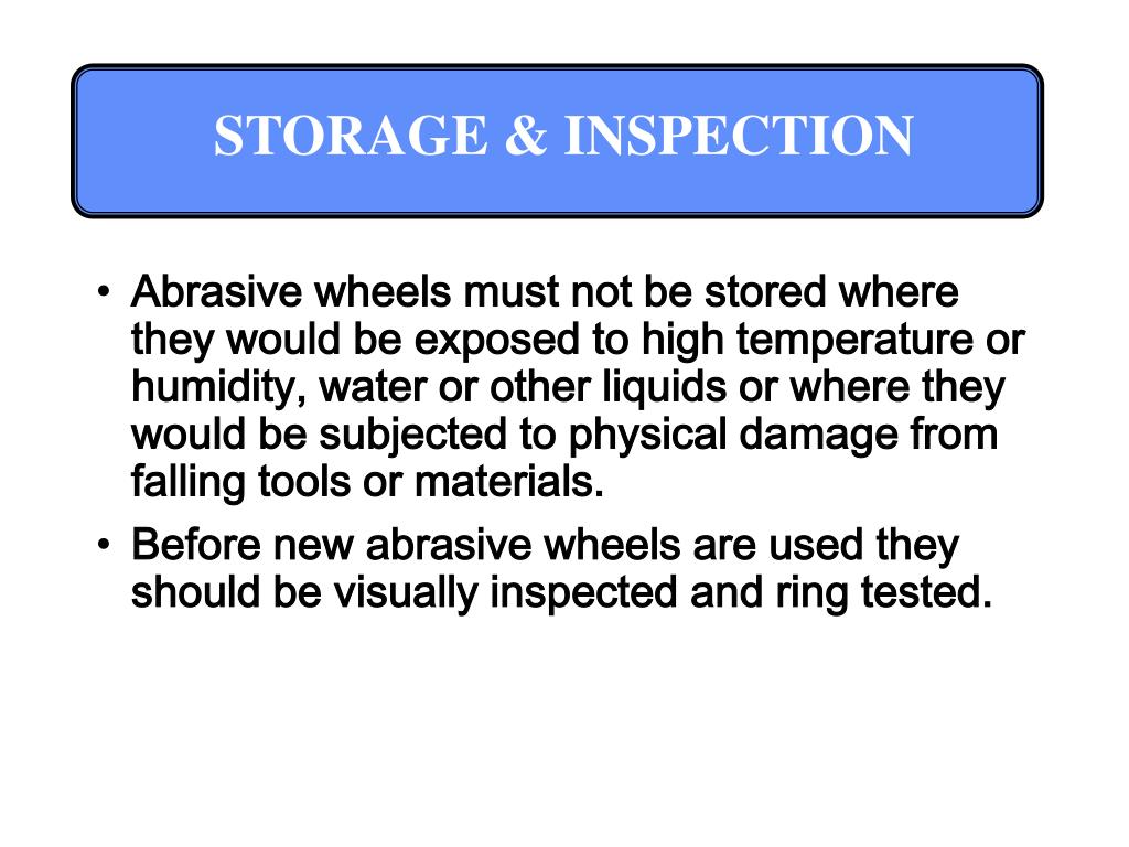 PPT ABRASIVE WHEEL MACHINERY OSHA 29 CFR 1910.215 PowerPoint