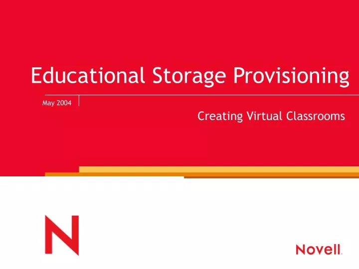 educational storage provisioning n.