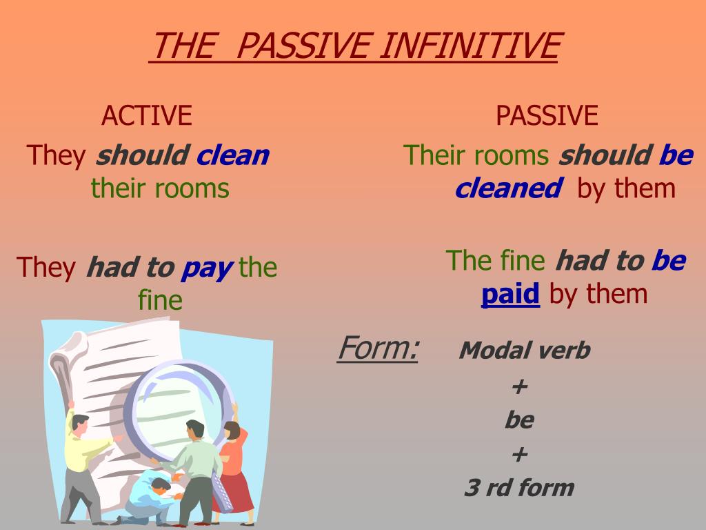 Modal passive voice. Инфинитив в пассивном залоге. Инфинитив страдательного залога в английском языке.
