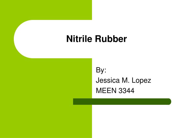 nitrile rubber n.