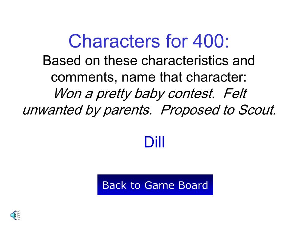 PPT To Kill A Mockingbird Review PowerPoint Presentation