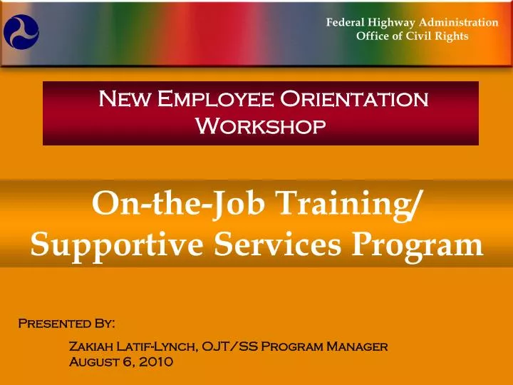 new employee orientation workshop n.