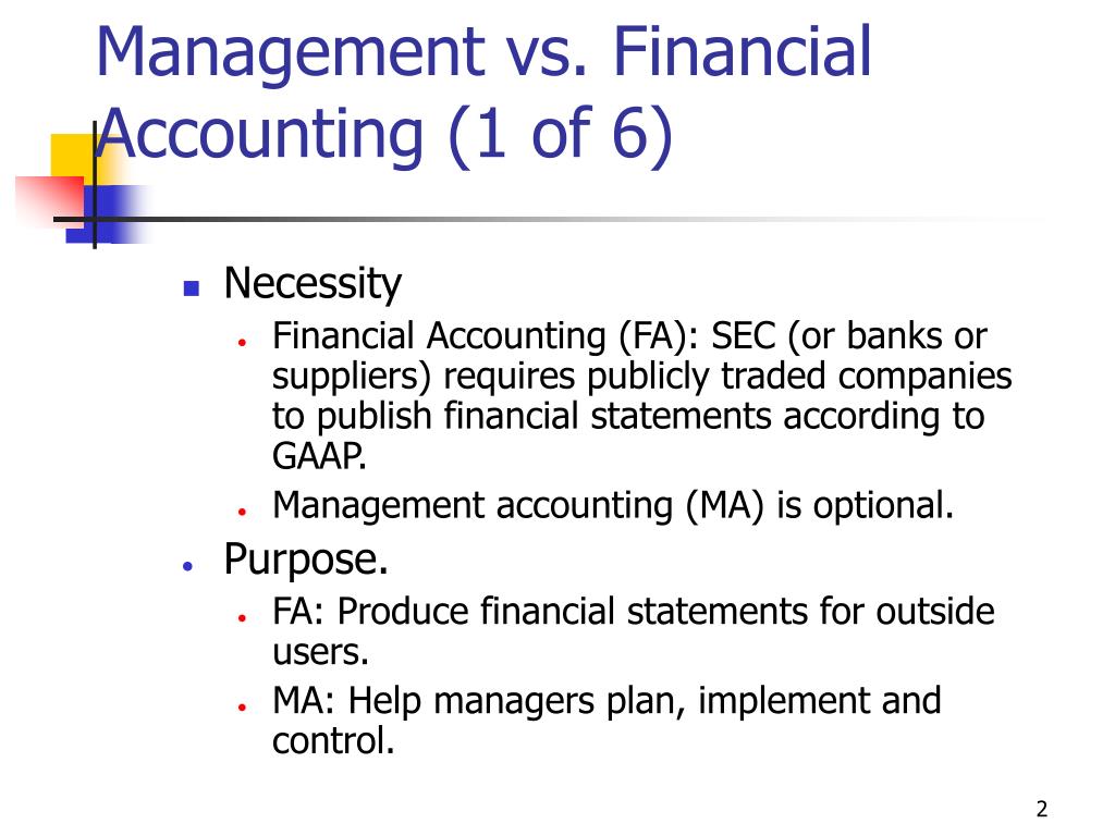 PPT - The Nature of Management Accounting PowerPoint Presentation, free ...