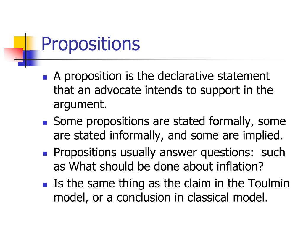 thesis proposition example