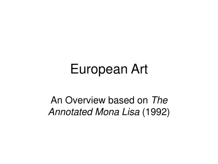 european art n.