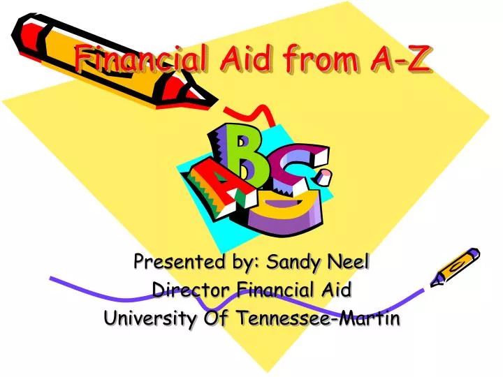 financial aid from a z n.