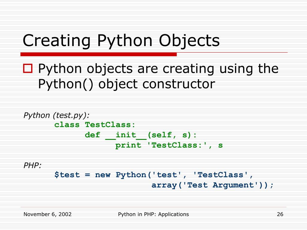 PPT - Python in PHP: Applications PowerPoint Presentation, free ...