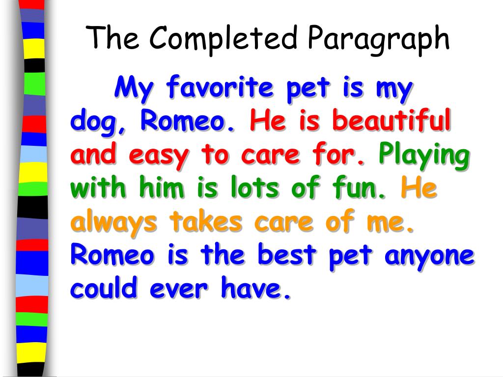 PPT The Five Sentence Paragraph PowerPoint Presentation Free 