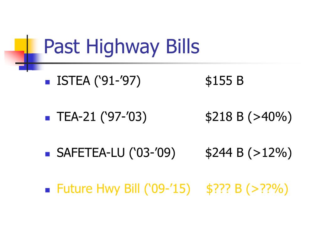 PPT - Introduction To FHWA & The Federal-Aid Program PowerPoint ...