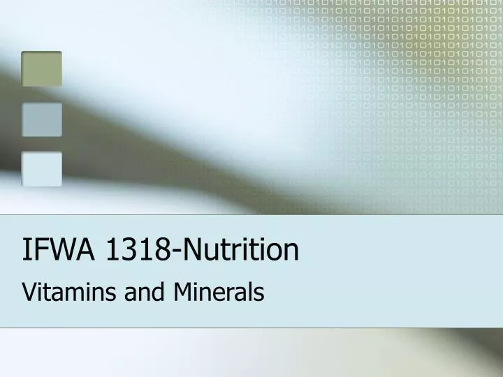 ifwa 1318 nutrition n.