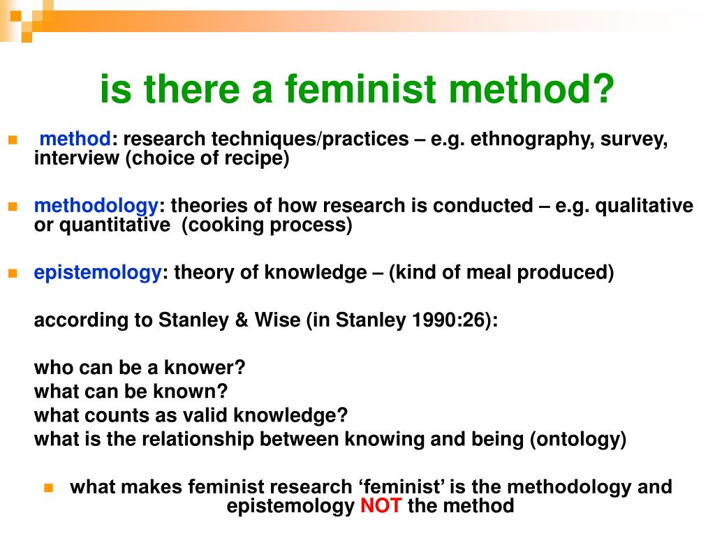 feminist theory qualitative research
