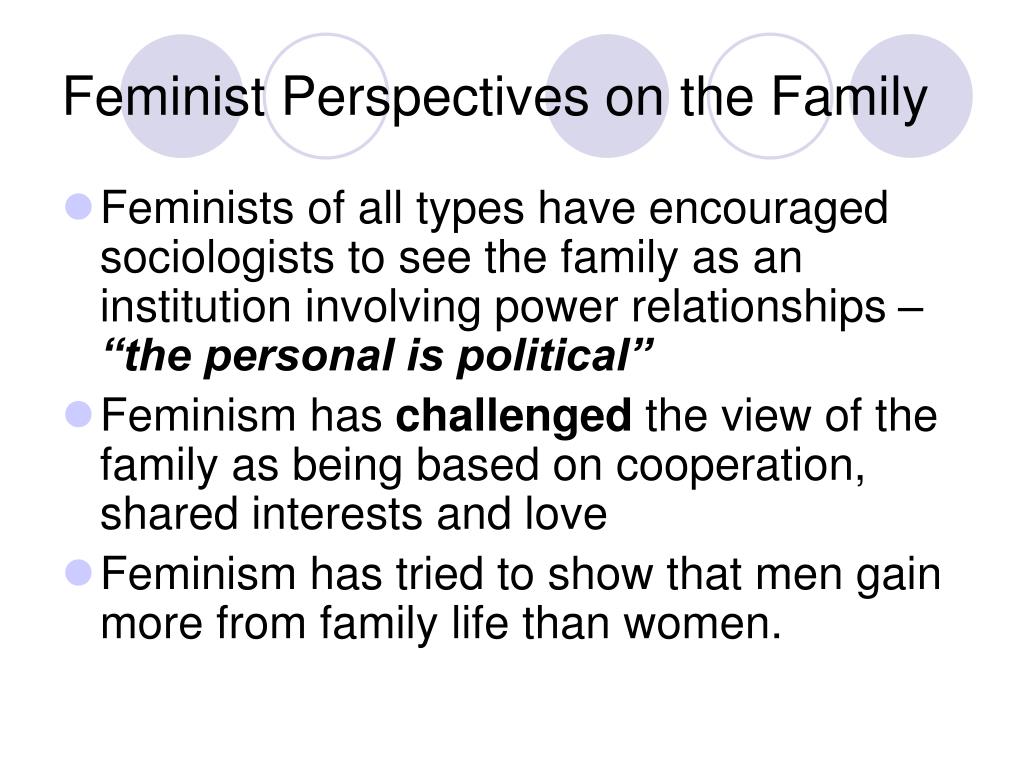 Feminism In A Political Perspective