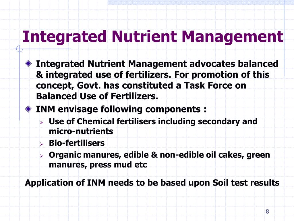 thesis on nutrient management