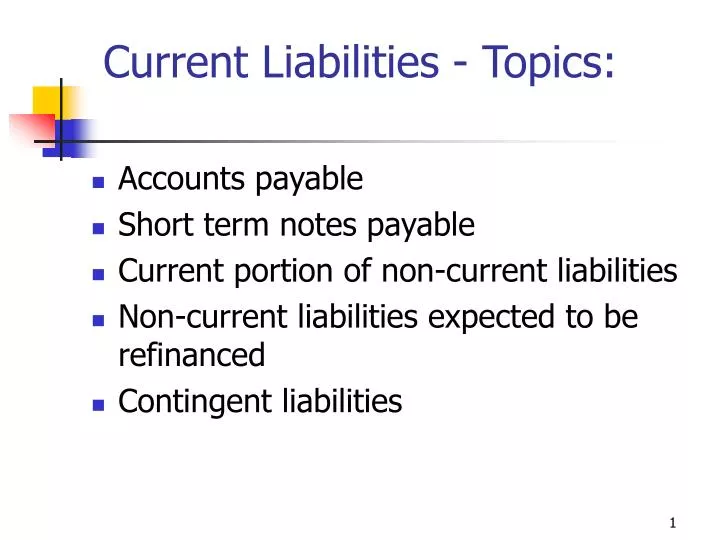 current liabilities topics n.
