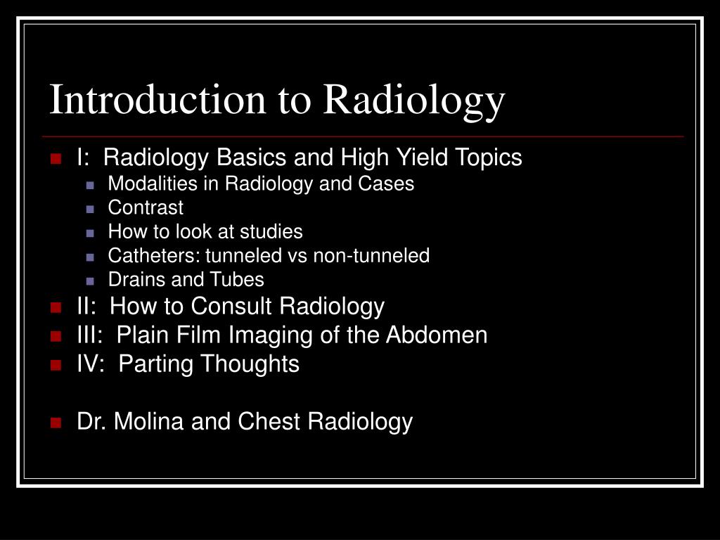 paper presentation radiology