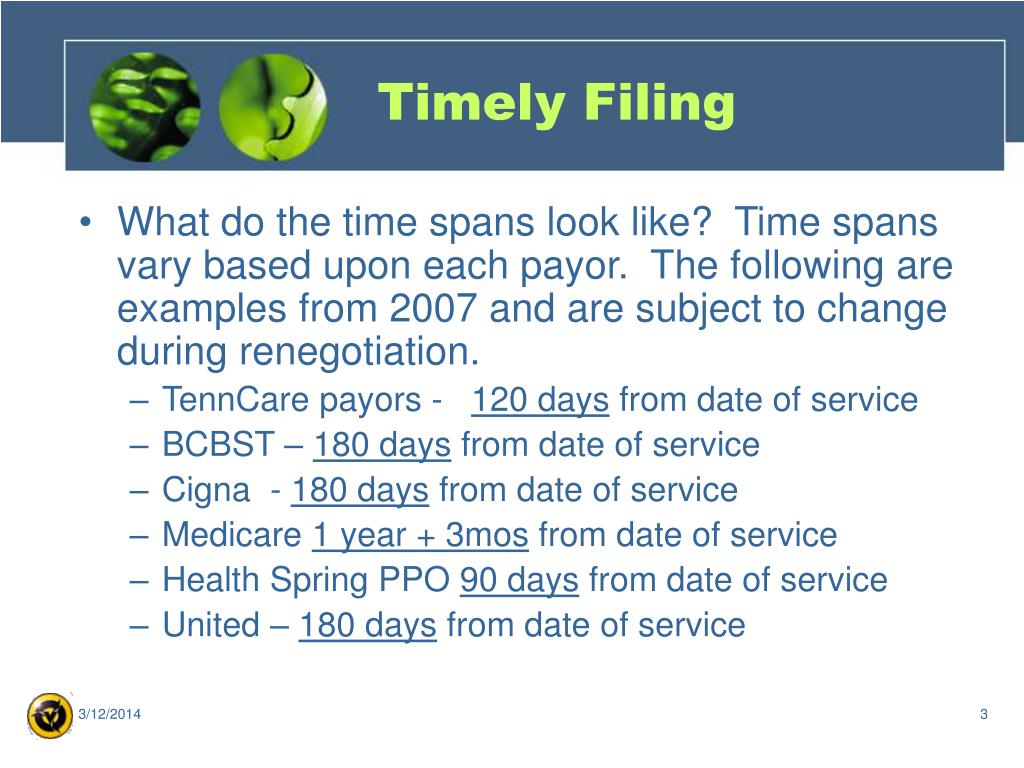 PPT Timely Filing PowerPoint Presentation, free download ID331365