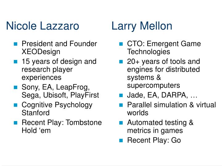 Xeodesign why we play games