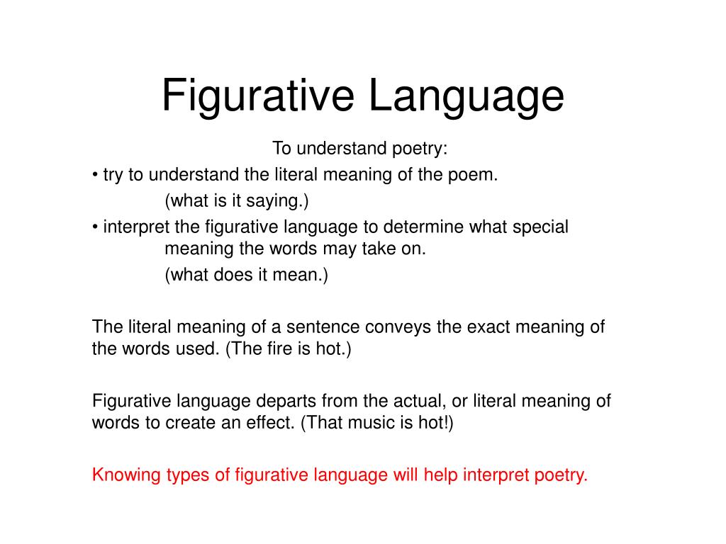 PPT - Figurative Language PowerPoint Presentation, free download - ID:332519
