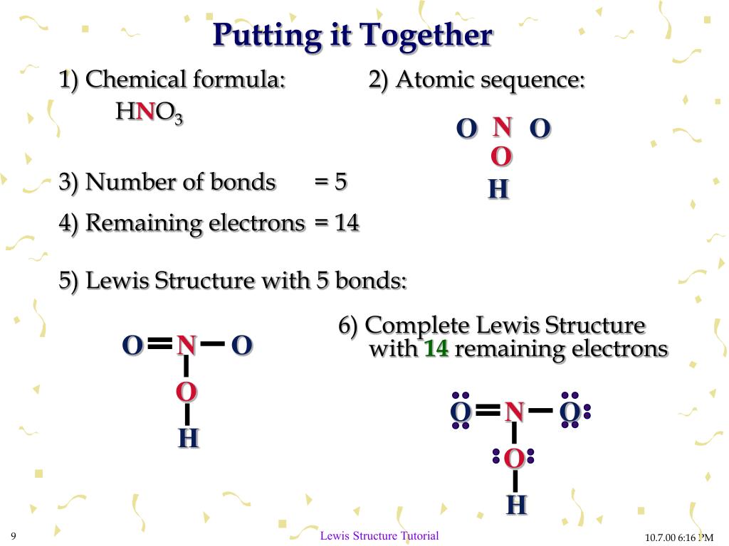 PPT - Drawing Lewis Structures A Tutorial on Writing Lewis ...