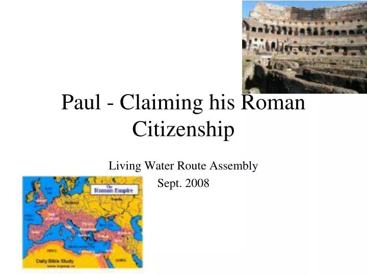 paul claiming his roman citizenship n.