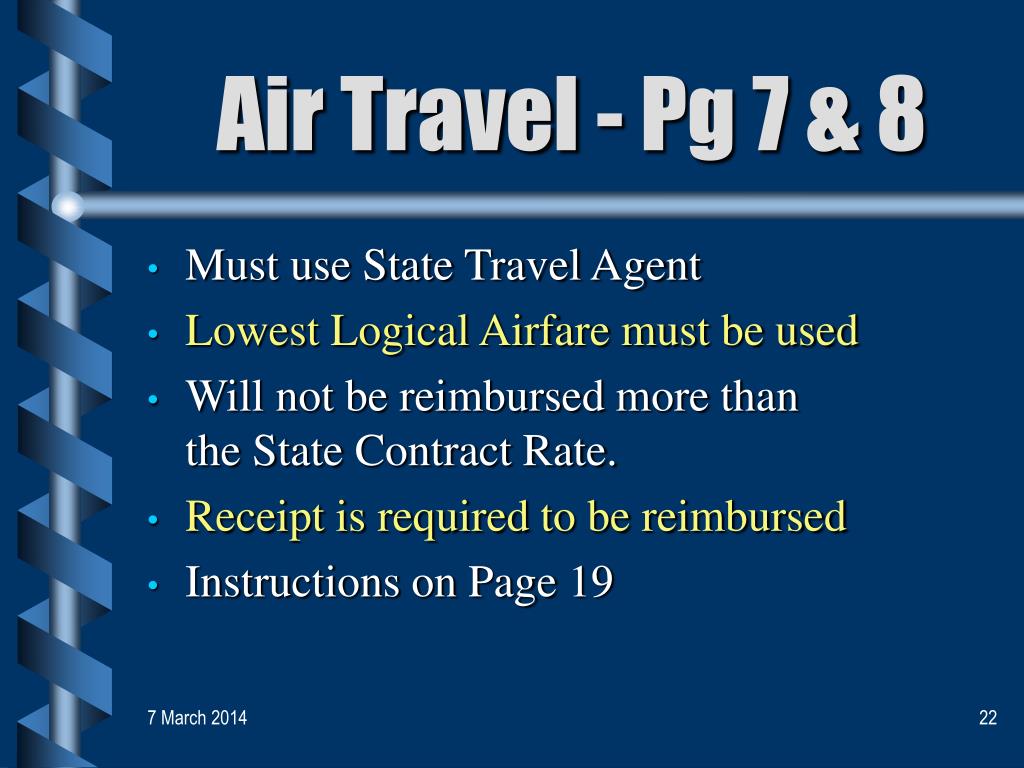 state travel regulations