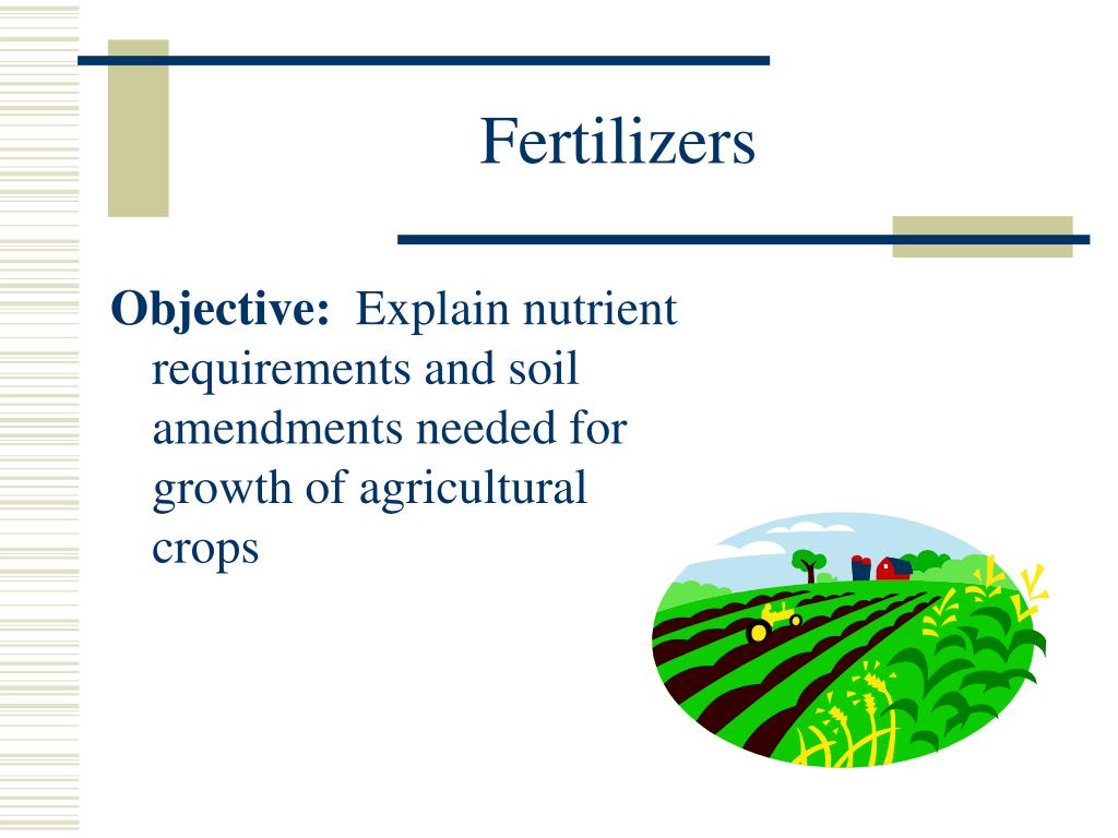 good hypothesis about fertilizer