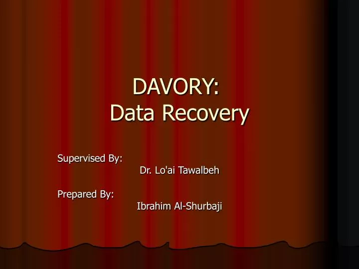 davory data recovery n.