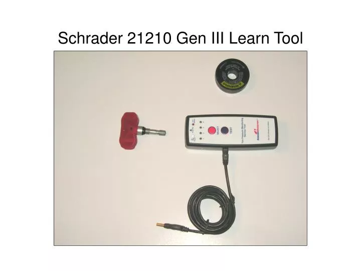schrader 21210 gen iii learn tool n.