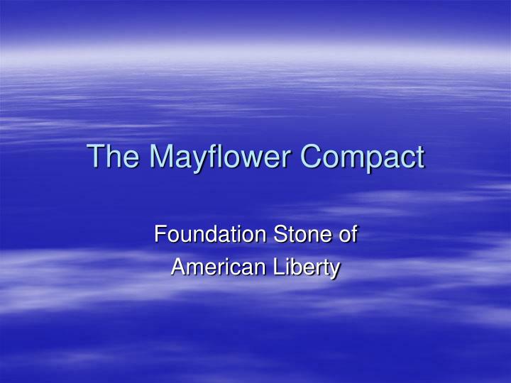 the mayflower compact n.
