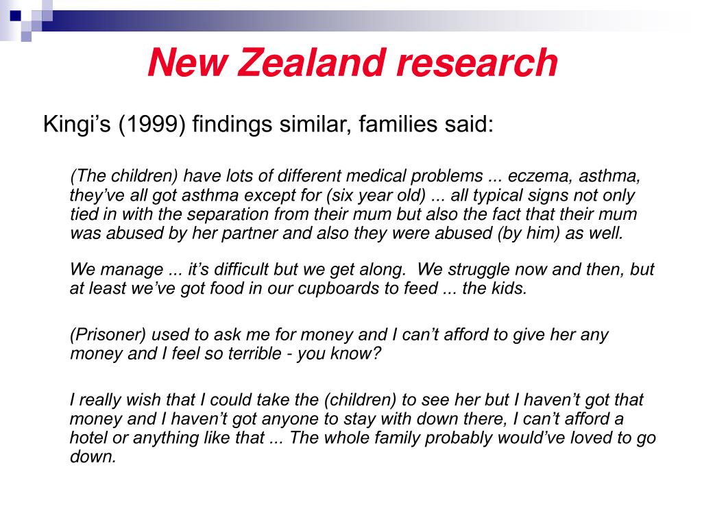 PPT - The Forgotten Victims – the Effects of Imprisonment on Families ...
