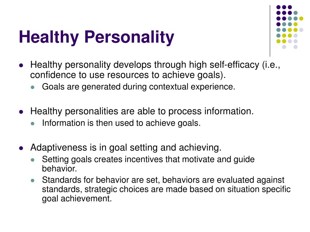 The Theory Of A Healthy Personality