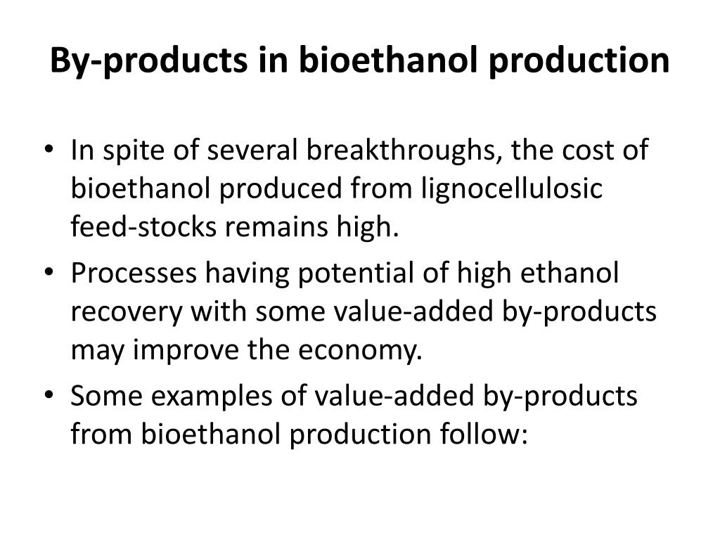 PPT - Bioethanol Production From Lignocellulosic Biomass PowerPoint ...