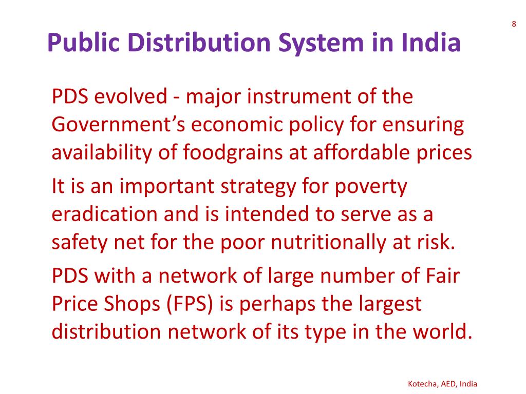 the public distribution system in india the public distribution system in india