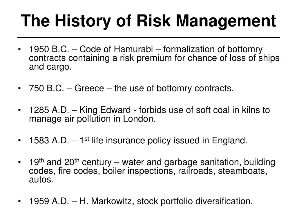 PPT - INTRODUCTION TO RISK MANAGEMENT PowerPoint Presentation, free