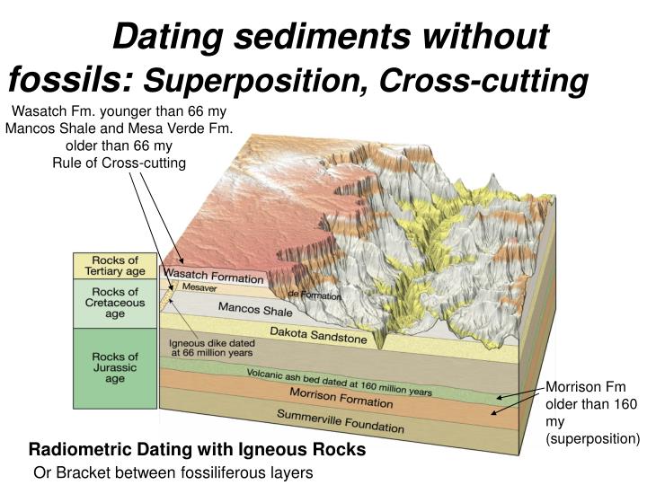 how a paleontologist might use relative dating techniques to determine the age of a fossil