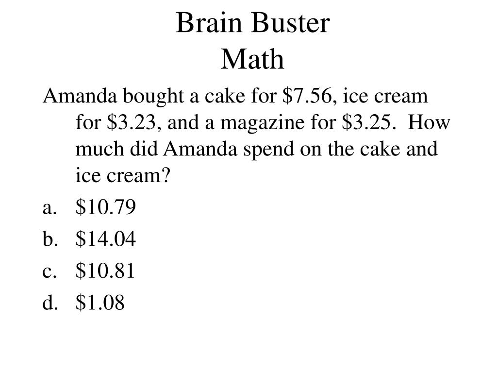 brain buster meaning brain buster meaning