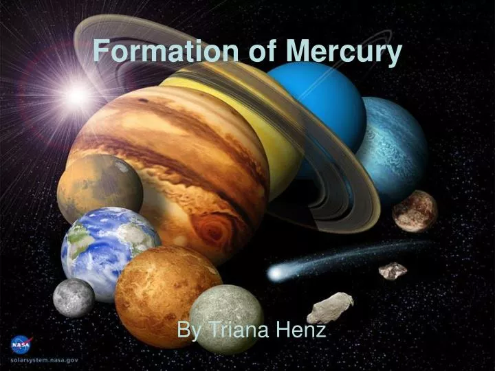formation of mercury n.