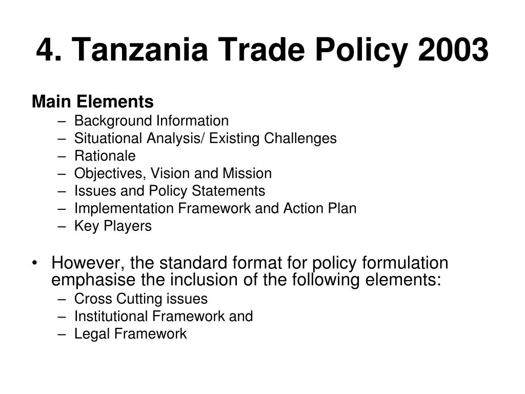 PPT POLICY FORMULATION PROCESS IN TANZANIA PowerPoint Presentation ppt-policy-formulation-process-in-tanzania-powerpoint-presentation