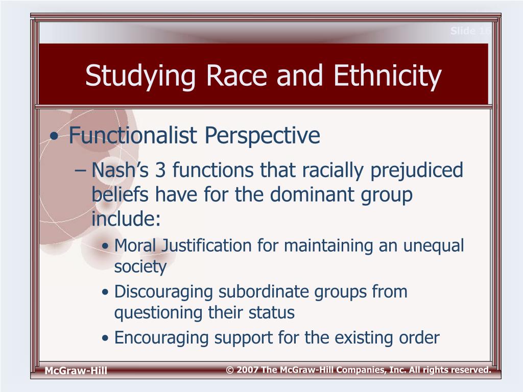 Sociology Of Race And Ethnicity