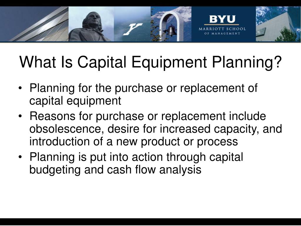 capital equipment business plan