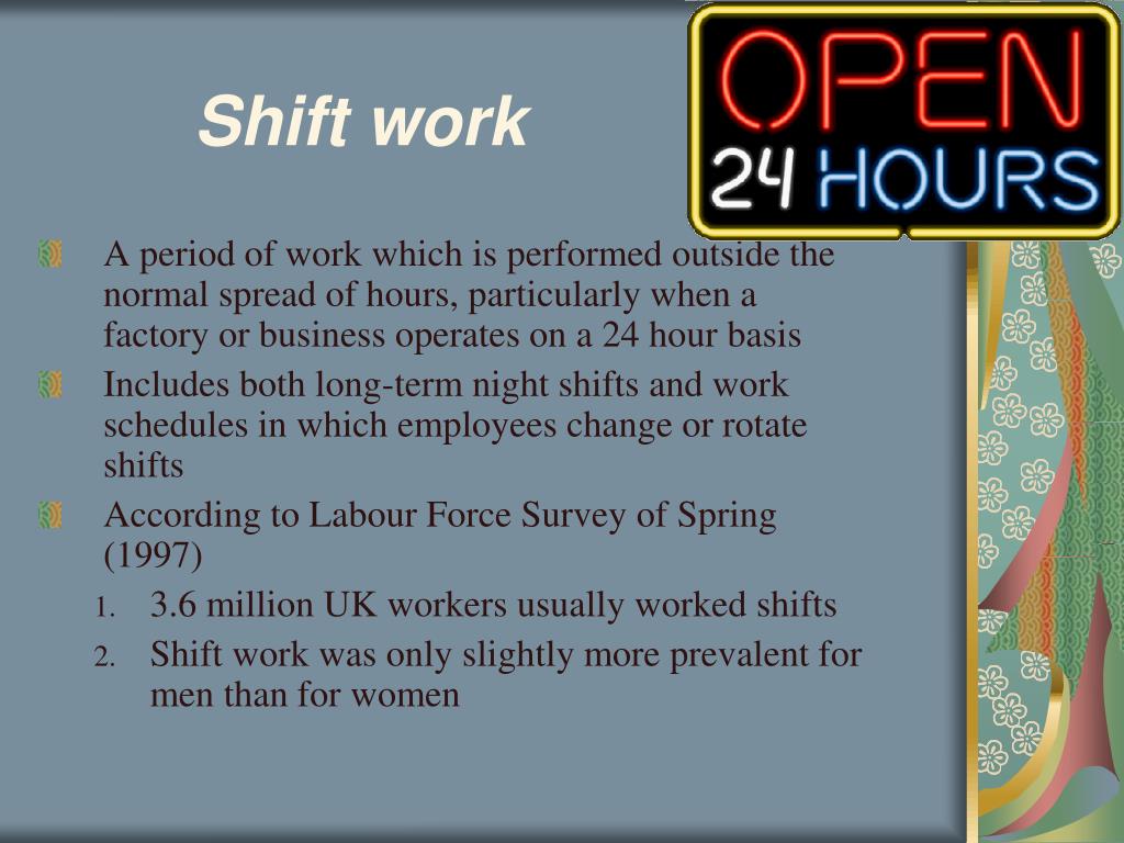 Shift Work Meaning In Business